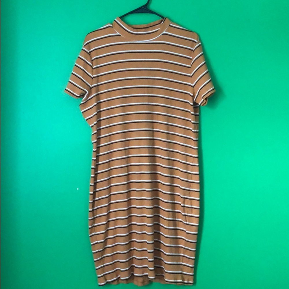 H&M Classic Stripe Midi Dress
